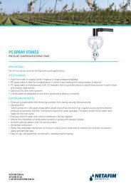 PC SPRAY STAKES - Netafim