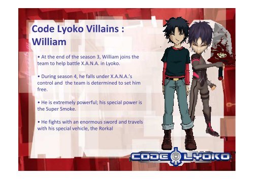 to download the PDF - Code Lyoko