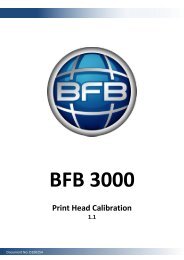 BFB-3000 Print Head Calibration - Alibre