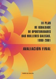 III Plan de igualdade de oportunidades das - Mulleres en Galicia