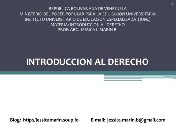 INTRODUCCION AL DERECHO - Soup