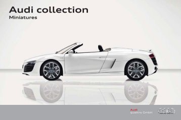 View the Audi Collection of miniatures