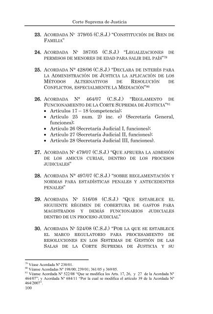 BENEFICIARIOS DE LAS 100 REGLAS DE BRASILIA - Poder Judicial