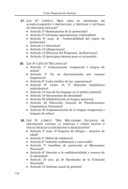 BENEFICIARIOS DE LAS 100 REGLAS DE BRASILIA - Poder Judicial