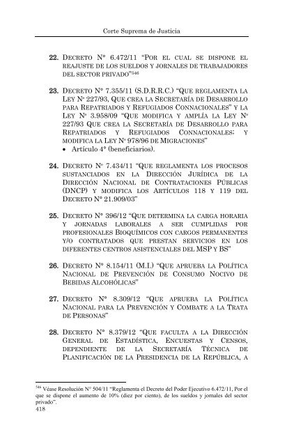 BENEFICIARIOS DE LAS 100 REGLAS DE BRASILIA - Poder Judicial