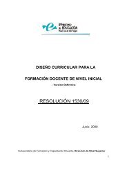 diseÃ±o curricular para la formaciÃ³n docente de nivel inicial - UnTER