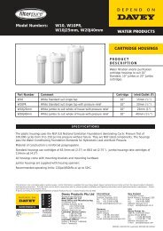 Filterpure Cartridge Housings