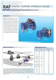 GENERAL PURPOSE HYDRAULIC VALVES - Netafim