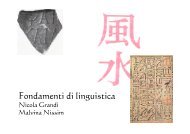 Fondamenti di linguistica - grandionline.net
