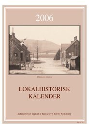 Kalender rettet06.qxp - StÃ¸tteforeningen for Ry lokalarkiv