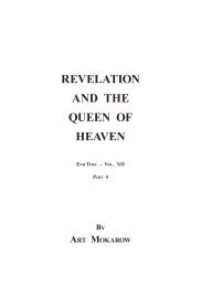 REVELATION AND THE QUEEN OF HEAVEN - God's Puzzle Solved