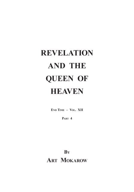 REVELATION AND THE QUEEN OF HEAVEN - God's Puzzle Solved