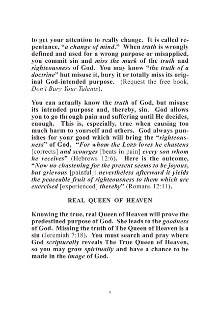 REVELATION AND THE QUEEN OF HEAVEN - God's Puzzle Solved