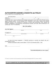 AUTOCERTIFICAZIONE di NASCITA del FIGLIO.pdf - Comune di ...