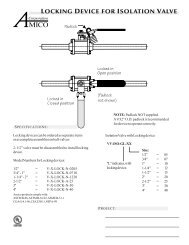 Locking Device for Isolation Valve