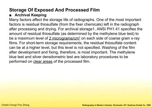 Understanding Neutron Radiography Reading V-Kodak Part 2 of 3