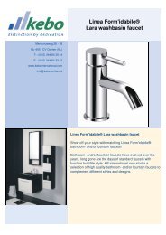 Lara washbasin faucet - Kebo