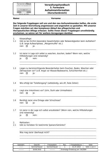 Aufnahmeinformation (Korschenbroich) - Rhein-Kreis Neuss