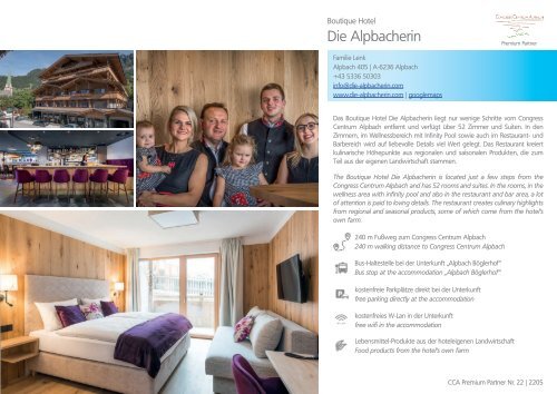 Congress Centrum Alpbach | Premium Partner Unterkünfte