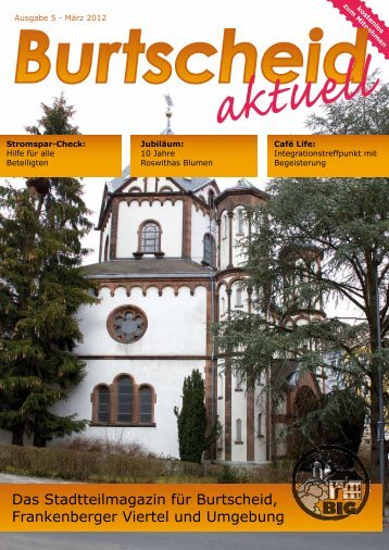 Das Stadtteilmagazin für Burtscheid, Frankenberger Viertel und Umgebung