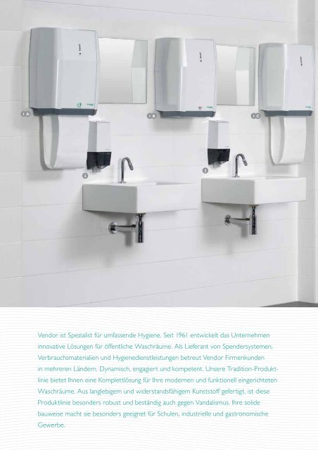 Optimale Waschraumhygiene in robuster Qualität