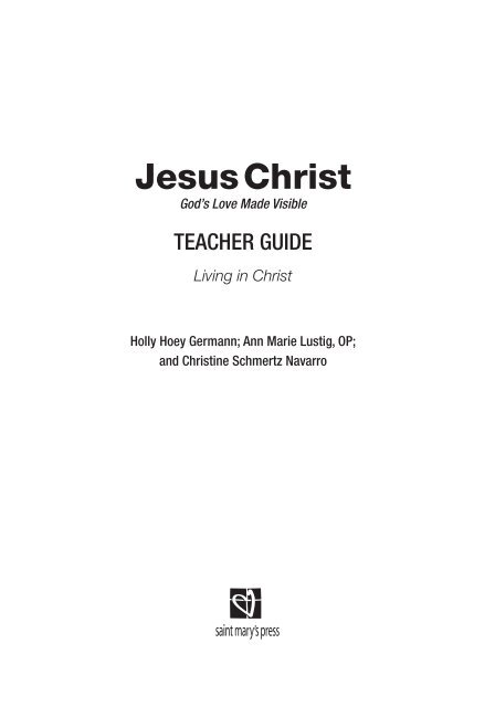 Jesus Christ - Saint Mary's Press