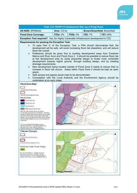 Strategic Flood Risk Assessment - South Worcestershire ...