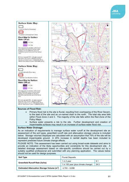 Strategic Flood Risk Assessment - South Worcestershire ...