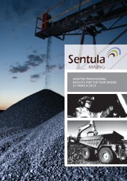Sentula Mining Limited