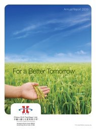 2009 Annual Report - China XLX Fertiliser Ltd