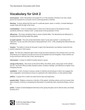 vocabulary handout unit 1 vocabulary handout unit 1