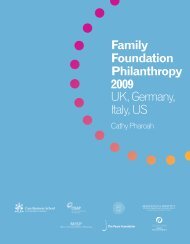 Family Foundation Philanthropy - Alliance magazine