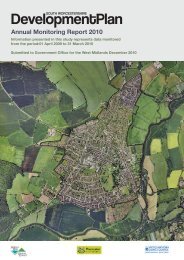 Dec 2010 - South Worcestershire Development Plan