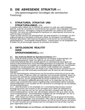 D. DIE ABWESENDE STRUKTUR (357) - ComCom