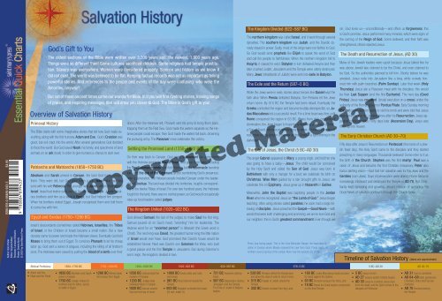 Salvation History Chart