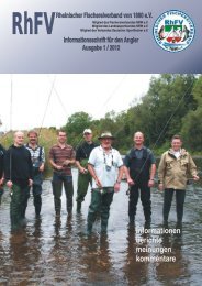 geschäftsberichte 2011 - Rheinischer Fischereiverband von 1880 eV
