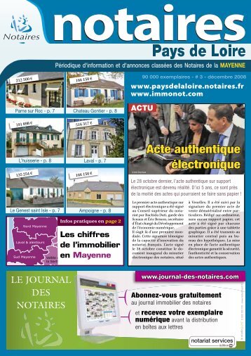 Not Mayenne - Le Journal des Notaires