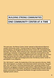 ONE COMMUNITY CENTER AT A TIME