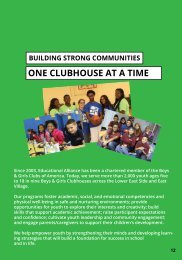 ONE CLUBHOUSE AT A TIME