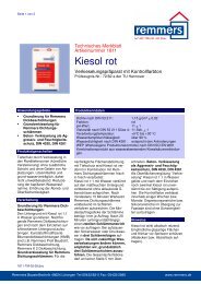 Kiesol rot - Remmers