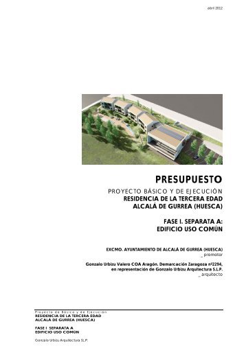 presupuesto - Ayuntamiento de AlcalÃ¡ de Gurrea Sede ElectrÃ³nica