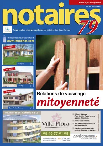 Journal des Notaires "Notaires 79" - Le Journal des Notaires