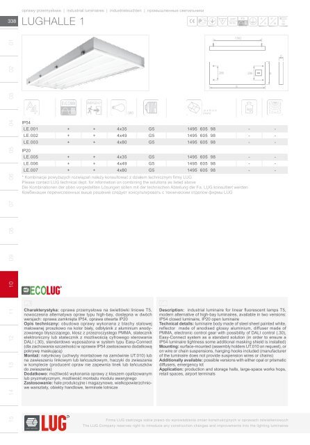 10 Oprawy przemysłowe - LUG