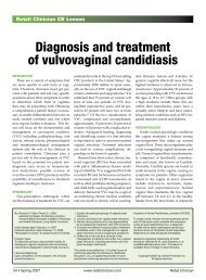 diagnosis and treatment of vulvovaginal candidiasis - Partners in ...