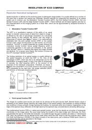 RESOLUTION OF ICCD CAMERAS - Stanford Computer Optics, Inc.