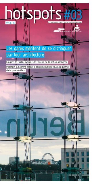 Les gares méritent de se distinguer par leur architecture - Eurostation