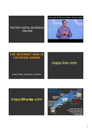 maps.live.com ? maps.google.com - Visionday