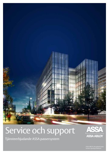 ASSA Service och support Passersystem