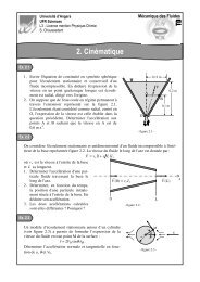 2. CinÃ©matique - cours de mecanique des fluides - UniversitÃ© d'Angers