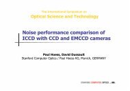 Noise performance comparison of ICCD with CCD and EMCCD ...